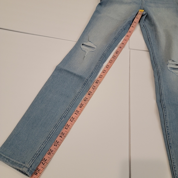 Hollister HIGH-RISE SUPER SKINNY JEANS Size 0 / 24 Light Wash NEW! - Picture 14 of 14